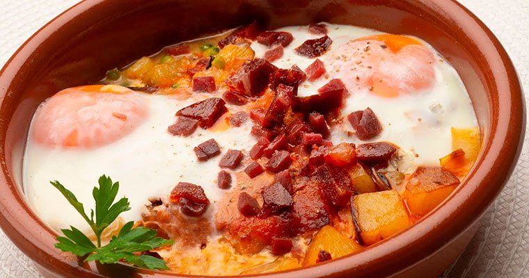 Huevos al plato de Karlos Arguiñano